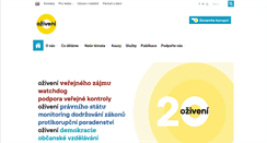 Desktop Screenshot of oziveni.cz